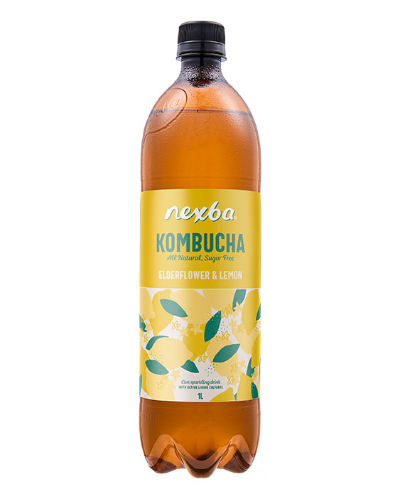 Elderflower & Lemon Kombucha 1L