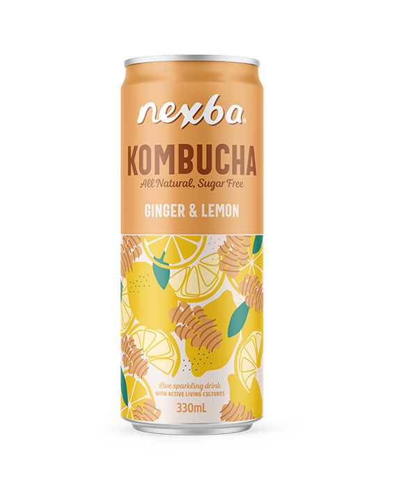 Ginger & Lemon Kombucha 1L