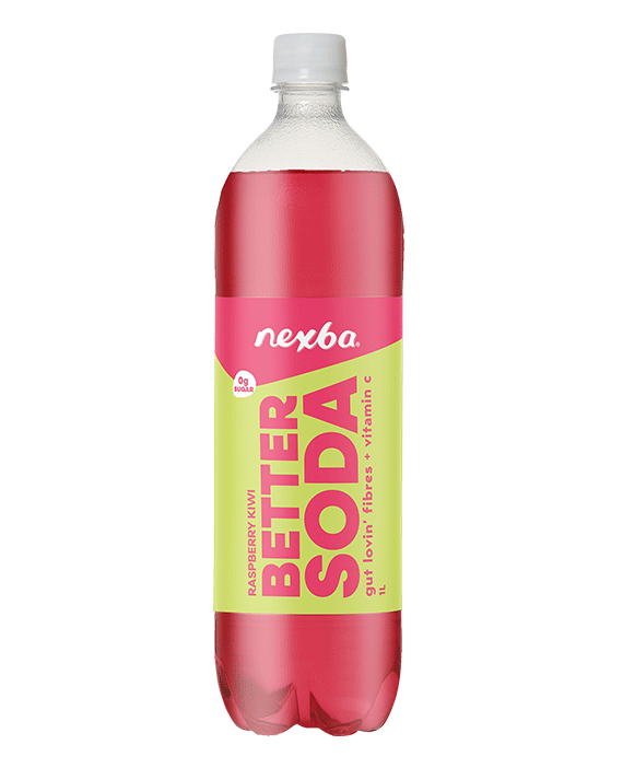 Raspberry Kiwi Better Soda