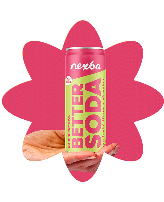 Raspberry Kiwi Better Soda