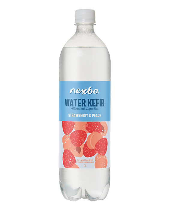 Strawberry & Peach Water Kefir
