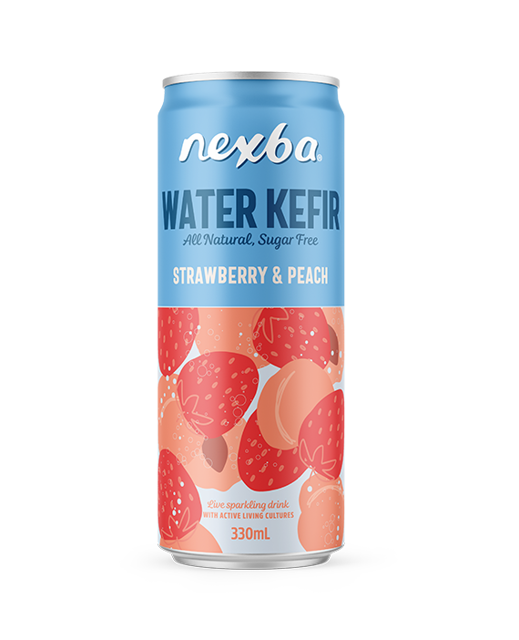 Strawberry & Peach Water Kefir