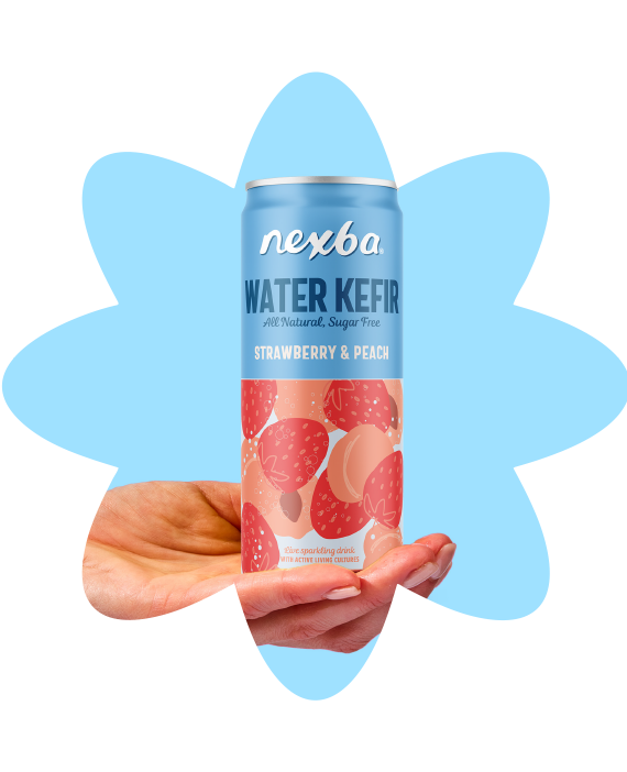 Strawberry & Peach Water Kefir